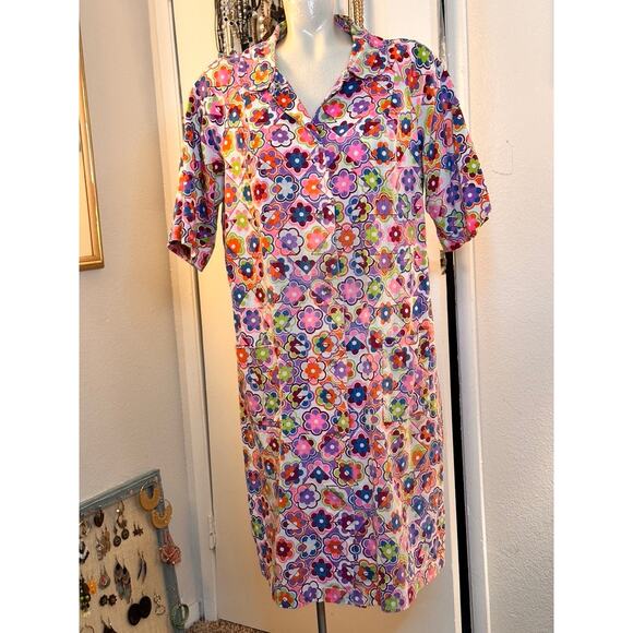 VIntage Floral house dress - Picture 4 of 5